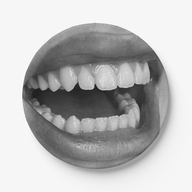 Assiettes En Carton Big Mouth Paper Plate (Devant)