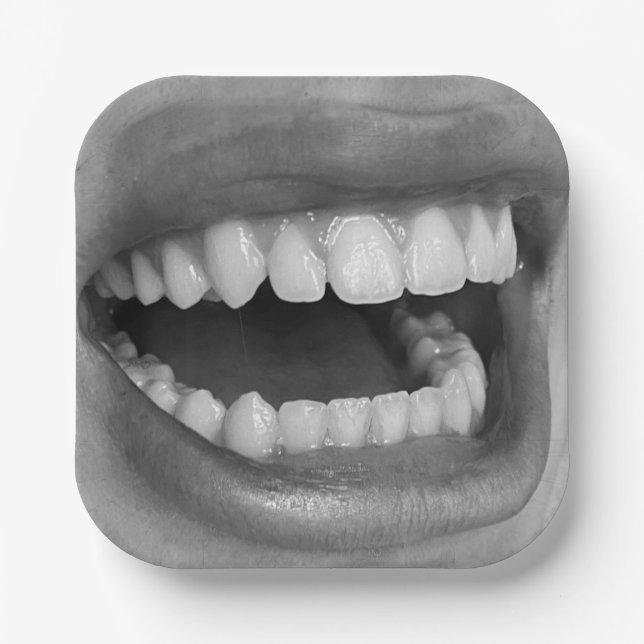 Assiettes En Carton Big Mouth Paper Plates (Recto)