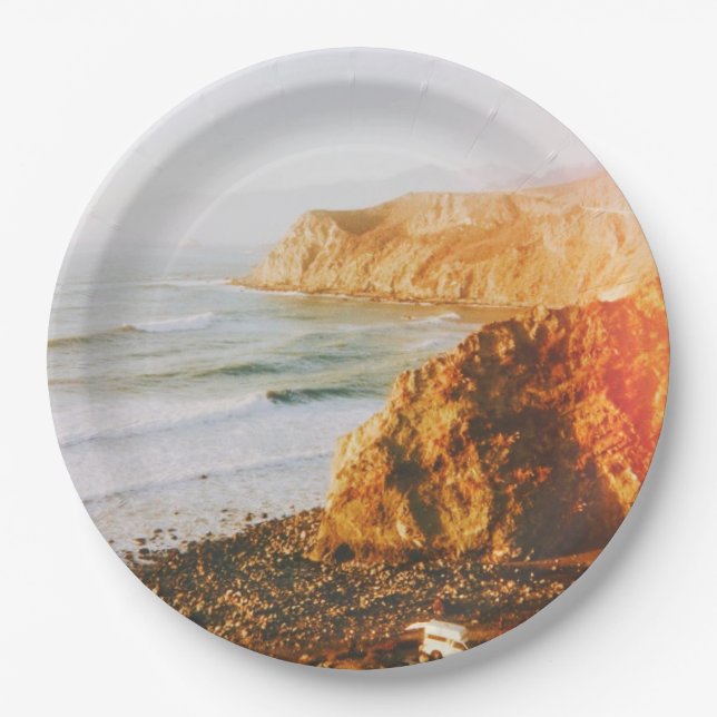 Assiettes En Carton Big Sur  (Devant)