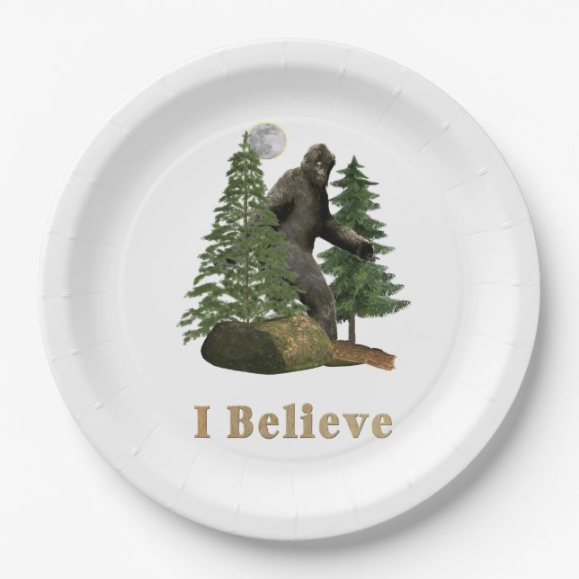 Assiettes En Carton Bigfoot (Devant)