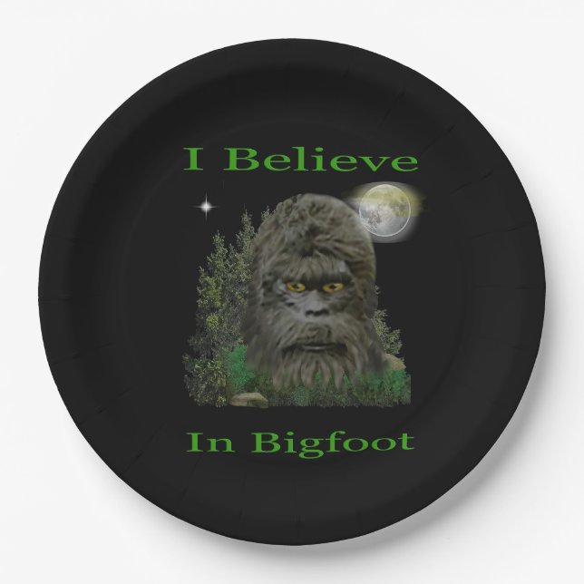 Assiettes En Carton Bigfoot (Devant)