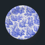 Assiettes En Carton Bleu de Jouy<br><div class="desc">NOMADESAUSTRALIENS Blue toile de Jouy</div>