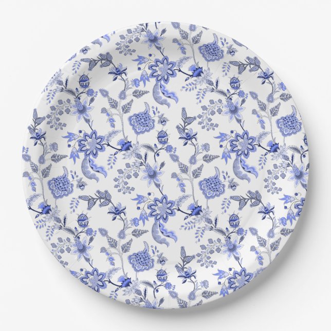 Assiettes En Carton Bleu Français   (Devant)
