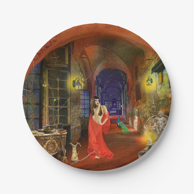 Assiettes En Carton Blood Bath (Devant)