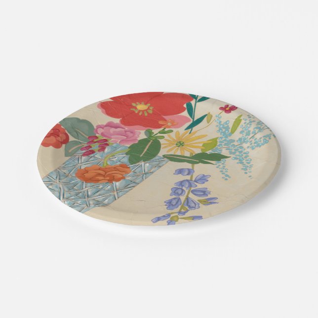 Assiettes En Carton Blossoms du printemps II (Angle)