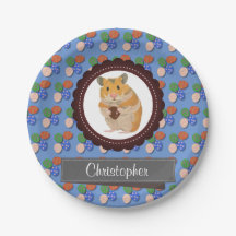 Blue Ajouter Votre Nom Hamster Pâques