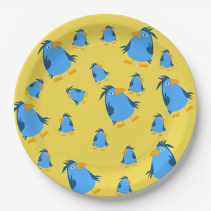Assiettes En Carton Blue Bird for Kids par storeman.