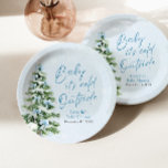 Assiettes En Carton Blue Bows Boy Baby It's Cold Outside Baby shower<br><div class="desc">Le Blue Bows Boy Baby It's Cold Outside Baby shower Paper Plates et Classic Sticker Set apporte une touche hivernale charmante à votre décor de baby shower ! Dotés d’un design bleu doux, de délicats flocons de neige et d’arcs adorables sur un sapin de Noël festif, ces articles sont parfaits...</div>