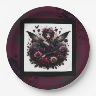 Assiettes En Carton Blue Turquoise Or Agate moderne Glam Mariage éléga