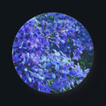Assiettes En Carton Blue violet lilas romantique bleu floral photo<br><div class="desc">Belle matinée de printemps avec l'odeur des Lilacs dans l'air - Lilas violet profond - photo de H Cooper</div>