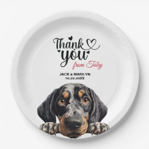 Assiettes En Carton Bluetick Coonhound