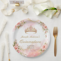Blush Rose Floral Or Quinceañera