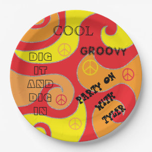 Assiettes En Carton BM Bar ou Bat mitzvah PARTY ON Paper Plate