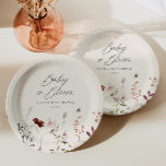 Assiettes En Carton Boho Fleur sauvage Bees Baby shower Floral<br><div class="desc">Placez la table de votre baby shower à l'aide de nos plaques de papier "Boho Fleur sauvage and Bees". Inspirés par l'allure délicate des fleurs sauvages et le fantaisie des abeilles, ces assiettes apportent une touche de charme bohème à votre célébration. Conçues pour le style et la commodité, ces plaques...</div>