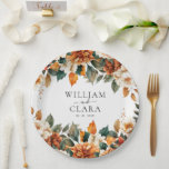 Assiettes En Carton Boho Floral Terracotta Aquarelle Mariage<br><div class="desc">Élever votre table mariage avec ces serviettes d'aquarelle boho fleurie en terre cuite. Un mélange d'élégance terreuse et de fleurs douces apporte une touche rustique parfaite à votre célébration.</div>