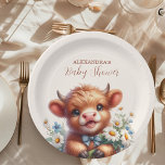 Assiettes En Carton Boho Holy Cow Highland Cow Baby shower<br><div class="desc">Apportez une touche de charme adorable à votre baby shower avec nos Plaques Papier de Vache Cute Highland. Parfaites pour servir des gâteries et des collations, ces assiettes présentent un design de vache fantastique des Highlands qui ajoute une touche rustique délicieuse à votre célébration. Chaque assiette présente une vache attachante...</div>