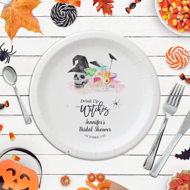Assiettes En Carton Boire des Whitches Fête des mariées plaque de papi (Créateur téléchargé)