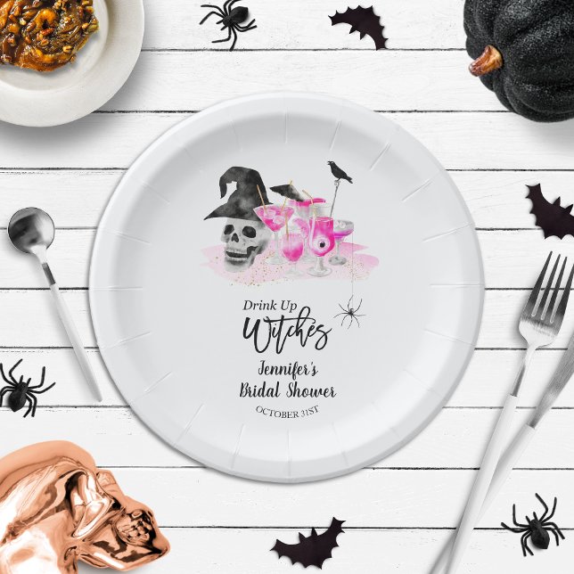 Assiettes En Carton Boire des Whitches Fête des mariées plaque de papi (Créateur téléchargé)