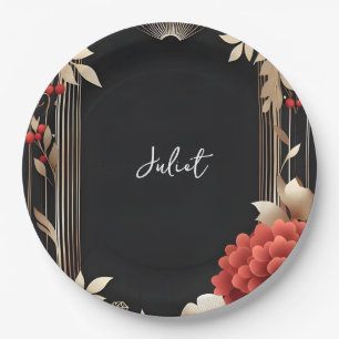 Assiettes En Carton Bois Arbre Rustique Grange Arche Fête des mariées