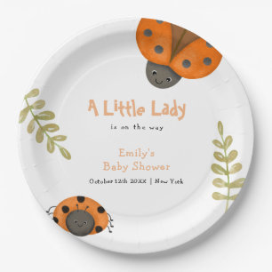 Assiettes En Carton Bois d'aquarelle de forêt Baby shower de la Petite