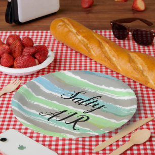 Assiettes En Carton Bois doux Gris Bleu Gris Gris Vert Gris Gris Salé