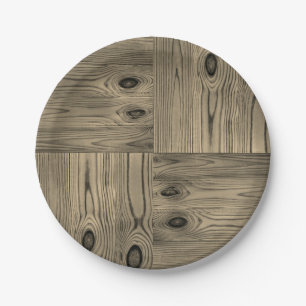 Assiettes En Carton Bois texture bois naturel arrière - plan brun arbr