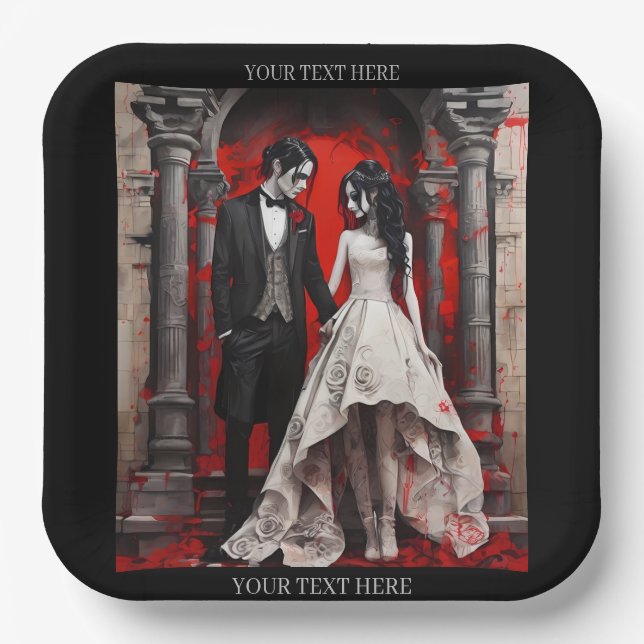 Assiettes En Carton Boîte cadeau pour bouteille de vin (Recto)