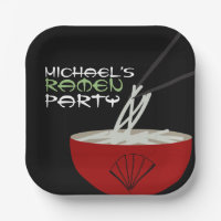 Bol de nouilles Ramen asiatiques Party