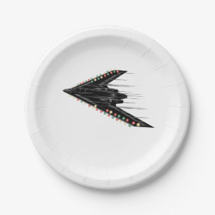 Assiettes En Carton Bombardier furtif B-2 B2 Spirit Avion à réaction d