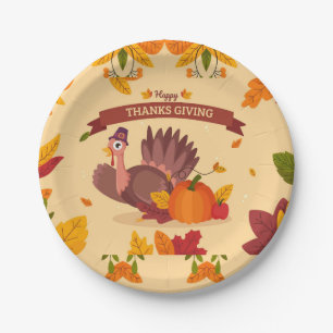 Assiettes En Carton bon thanksgiving