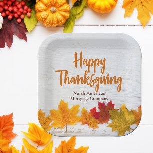 Assiettes En Carton Bon thanksgiving Business Autumn Leaves Company