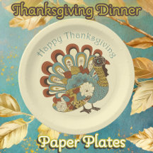 Bon thanksgiving Couleur Muet Tige Plaque en papie