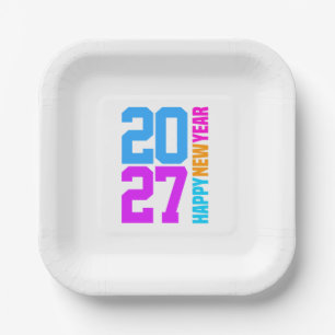 Assiettes En Carton Bonne année 2027