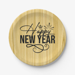 Assiettes En Carton Bonne année-83852