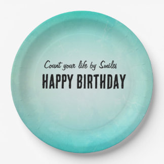 Assiettes En Carton Bonne conception de plaque papier d'anniversaire