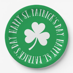 Assiettes En Carton Bonne Saint Patrick's Day