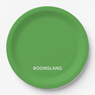 Assiettes En Carton Boomslang green color