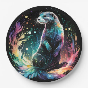 Assiettes En Carton Bord Spectrum : Les Otter Glow