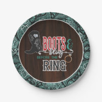 Bottes et Bling avant l'assiette de bague - Turq