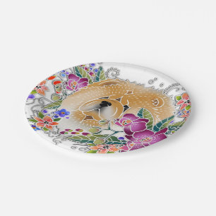 Assiettes En Carton Bouffe de DANSE de JARDIN - plaques à papier 2
