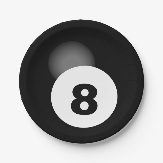 Assiettes En Carton Boule 8 (Devant)