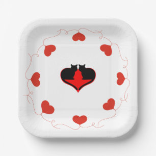 Assiettes En Carton Boules de papier Catlove