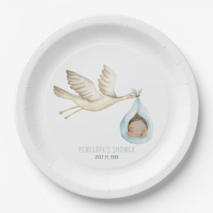 Assiettes En Carton Boutique de livraison spéciale Baby shower Bébé bl
