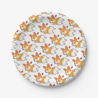 Assiettes En Carton Bouts de corgi