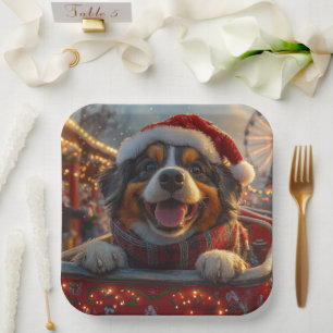 Assiettes En Carton Bouviers des Flandres Dessous de verre à rouleaux 