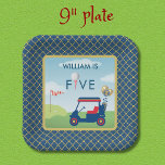 Assiettes En Carton Boy Golf Thème 5ème anniversaire<br><div class="desc">Vous apprécierez cette charmante et unique plaque en papier - avec cette magnifique voiturette de golf et des ballons d'or et de bleu. Facile à personnaliser. Nous avons coordonnés les articles correspondants, s'il vous plaît vérifier notre collection correspondante de notre magasin. Si vous avez des questions, envoyez un conversation et...</div>