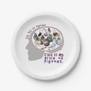 Assiettes En Carton Brain