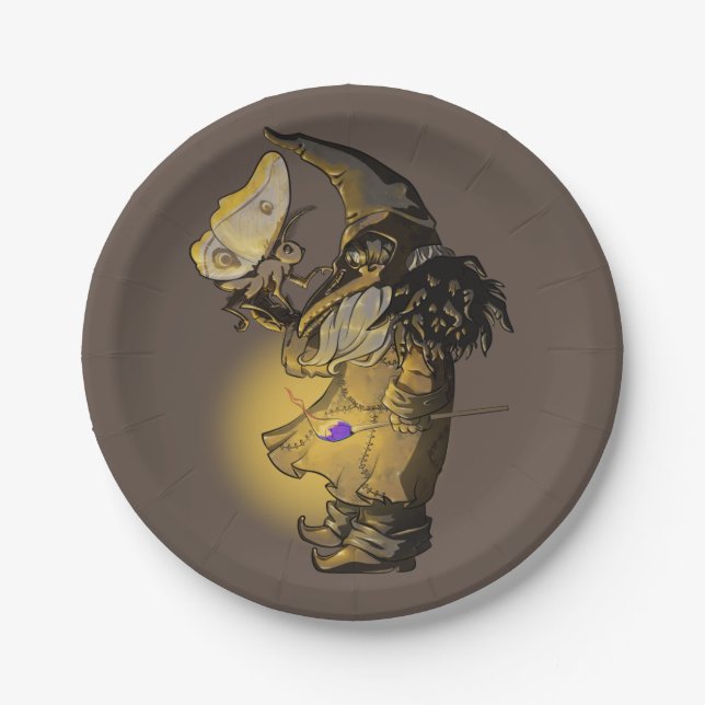 Assiettes En Carton Brille (Devant)