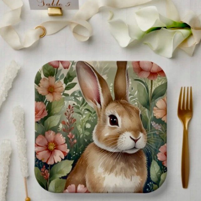 Assiettes En Carton Broussettes et noix de lapin Dreams Plaque papier (Créateur téléchargé)