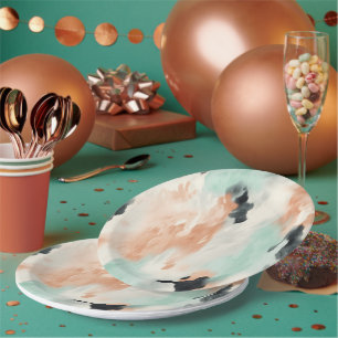 Assiettes En Carton Broyage de la crème à la menthe Ouest